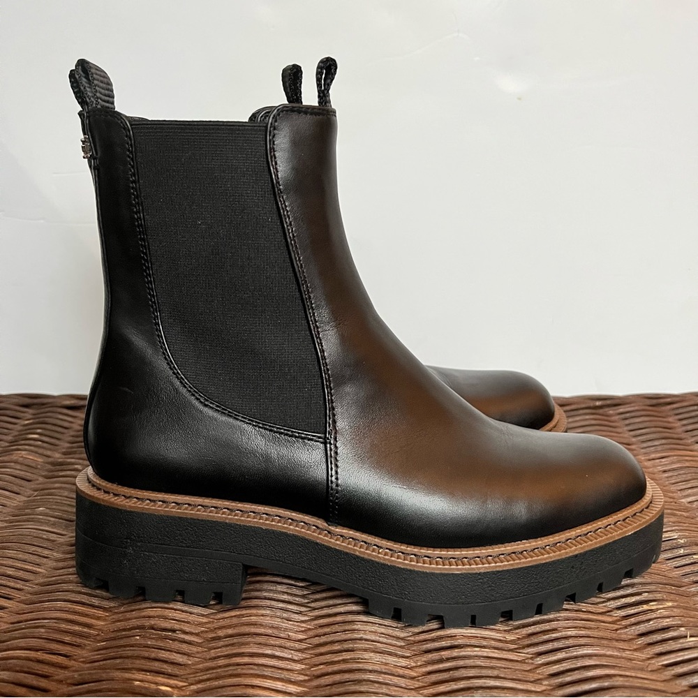 Sam Edelman LAGUNA CHELSEA BOOT, black leather, 8.5 - Picture 5 of 13